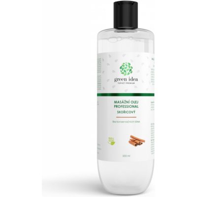 Green idea skořicový masážní olej 500 ml – Hledejceny.cz