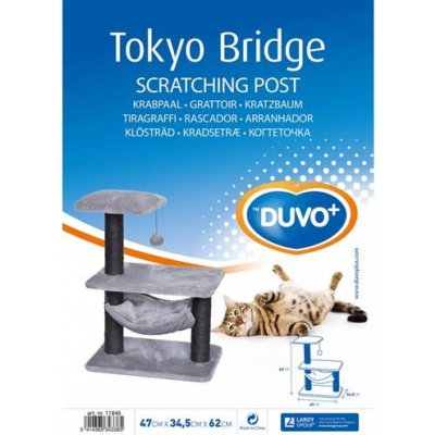 Laroy Group DUVO+ Škrábací strom Tokyo Bridge 47x34,5x62cm – Zbozi.Blesk.cz