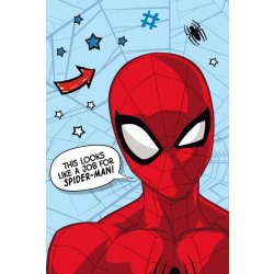 JERRY FABRICS Deka mikroflanel Spiderman