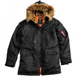 Bunda Alpha Industries N3B VF 59 černá – Zboží Mobilmania