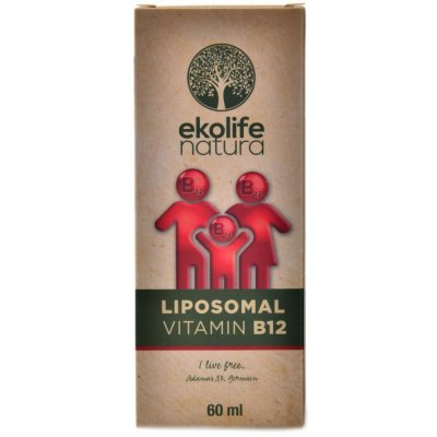 Ekolife Natura Liposomal Vitamin B12 Vanilka Meruňka 60 ml – Hledejceny.cz