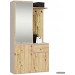 Nej-koberce Predsieňová zostava ENTRO kašmírová / dub artisan – Zboží Mobilmania