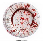 PartyDeco Papírové talíře Krev 23 cm – Zboží Dáma
