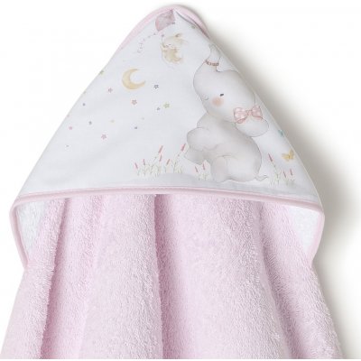 INTERBABY OSUŠKA froté Slon růžová – Zboží Dáma