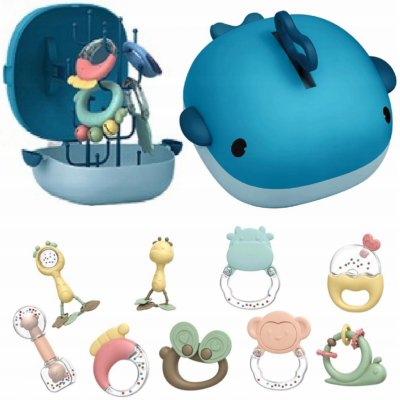 RKToys Sada chrastítek a kousátek v kufříku – Zboží Dáma