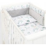 Mamo Tato Mantinel s povlečením 3D sada Minky Oceán zelená/šedá/bílá 135 x 100 cm – Zbozi.Blesk.cz