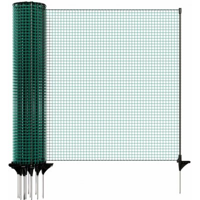 Univerzální zelená ohradníková síť, nevodivá FIX, délka 15 m, výška 65 cm – Zboží Mobilmania