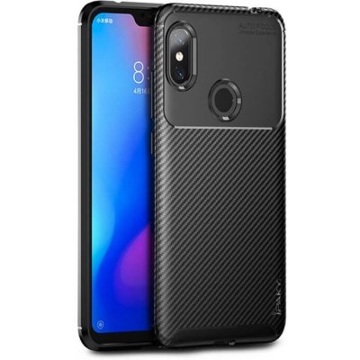 Pouzdro IPAK CARBON Xiaomi Redmi Note 6 Pro černé