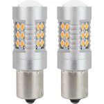 Žárovky LED CANBUS 3030 24SMD 1156 BAU15S PY21W Amber 12V/24V, AMiO 02580 – Hledejceny.cz