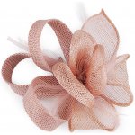 Stoklasa Fascinátor / brož květ s peřím 2 pudrová – Hledejceny.cz