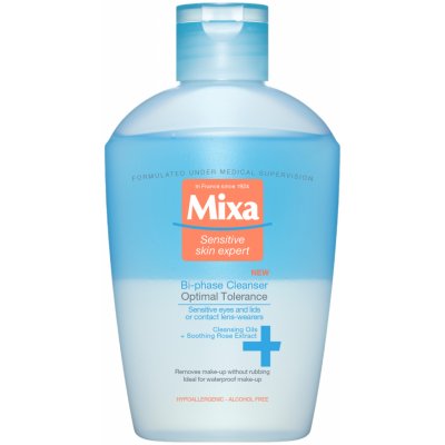 Mixa Bi-phase Cleanser Optimal Tolerance odličovač očí 125 ml – Zboží Dáma