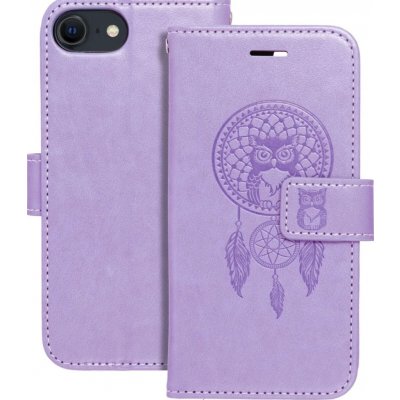 Forcell MEZZO Book Apple iPhone 7/8/SE 2020/2022, dreamcatcher fialové – Sleviste.cz
