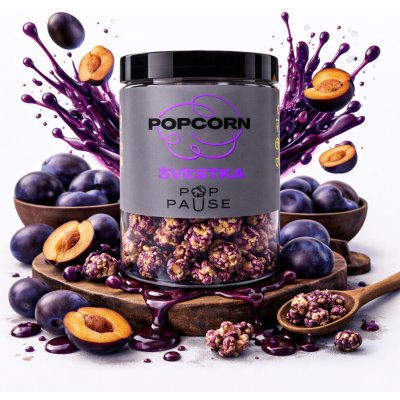 Pop Pause Popcorn Švestka 400 g – Zboží Mobilmania
