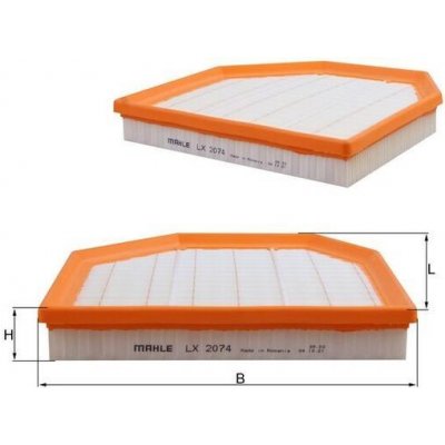 Vzduchový filtr KNECHT LX 2074 – Zboží Mobilmania