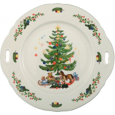 Seltmann Marie-Luise Weihnachten Koláčový podnos s uchy 27x26cm – Zboží Dáma