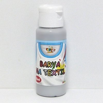 Barva na textil 60 ml stříbrná – Hledejceny.cz
