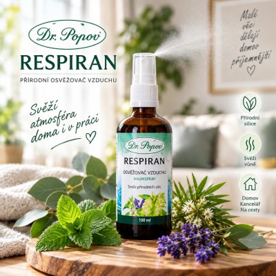 Dr. Popov - RESPIRAN, osvěžovač vzduchu, 100 ml – Hledejceny.cz