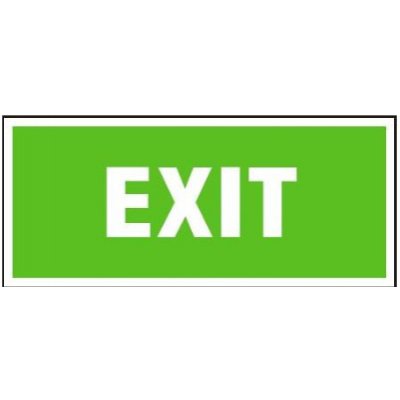 Exit | plastová cedule, 200x87mm – Zboží Dáma