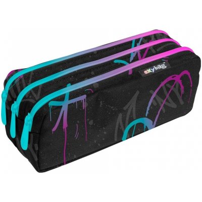 Oxybag etue graffiti girl tři zipy – Zboží Mobilmania
