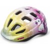 Cyklistická helma R2 ATH28N Bunny lesklá žlutá/růžová 2024