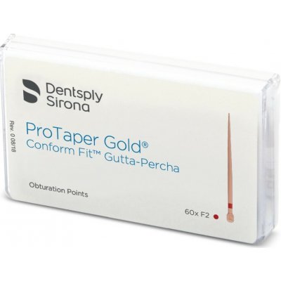 Dentsply Sirona ProTaper Gold Comfort FIt Gutta Percha F2 60ks – Hledejceny.cz