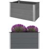 Květináč a truhlík zahrada-XL Vyvýšený záhon dřevoplast 100 x 50 x 54 cm šedý