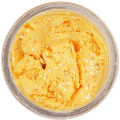 Berkley PowerBait Natural Glitter Trout Dough 86 g Cheese Glitter – Zboží Mobilmania
