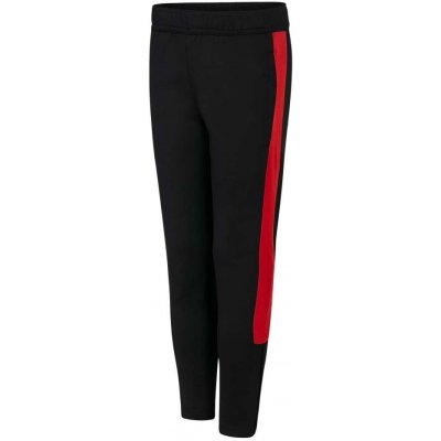 Finden + Hales Dětské teplákové kalhoty KNITTED černá / červená