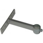 Držák stožáru 42mm, 20cm od zdi (delší pás), zinek Galva – Hledejceny.cz