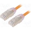 síťový kabel Panduit STP28X2MOR Patch, F/UTP,TX6A-28™, 6a, drát, Cu, LSZH, 2m, oranžový