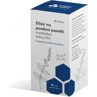 PM Elixír posílení paměti a potlačení trémy 60 tablet – Zbozi.Blesk.cz