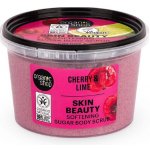 Organic Shop Skin Beauty Softening Suger Body Scrub Cherry & Lime 250 ml – Hledejceny.cz