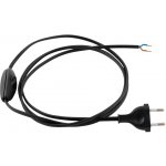 Eleman Flexo šňůra s vypínačem LIE 80/LFM 2x0,75 černá – Sleviste.cz