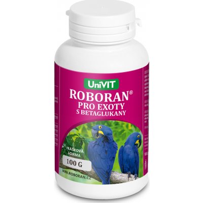 Univit Roboran pro exoty s BETAGLUKANY 100 g – Hledejceny.cz