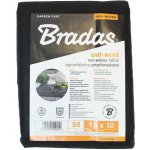 Bradas netkaná mulčovací textilie 50 g/m² 1,6 x 10 m – Hledejceny.cz