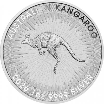 Perth Mint Stříbrná mince Kangaroo 2026 1 oz – Zboží Dáma