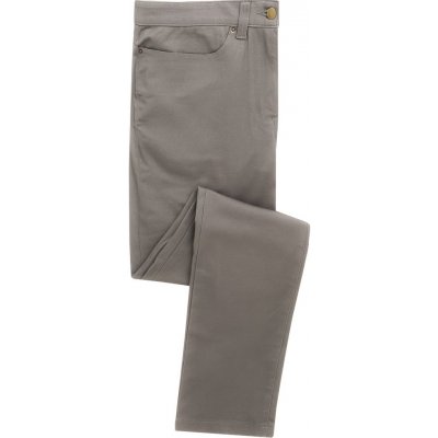 Premier Workwear pánské kalhoty Chino Performance Ocelová