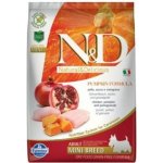 N&D Pumpkin Dog Adult Mini Grain Free Chicken & Pomegranate 2,5 kg – Hledejceny.cz