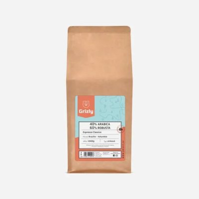Grizly 40/60 Espresso Classico zrnková 6 x 1 kg – Hledejceny.cz
