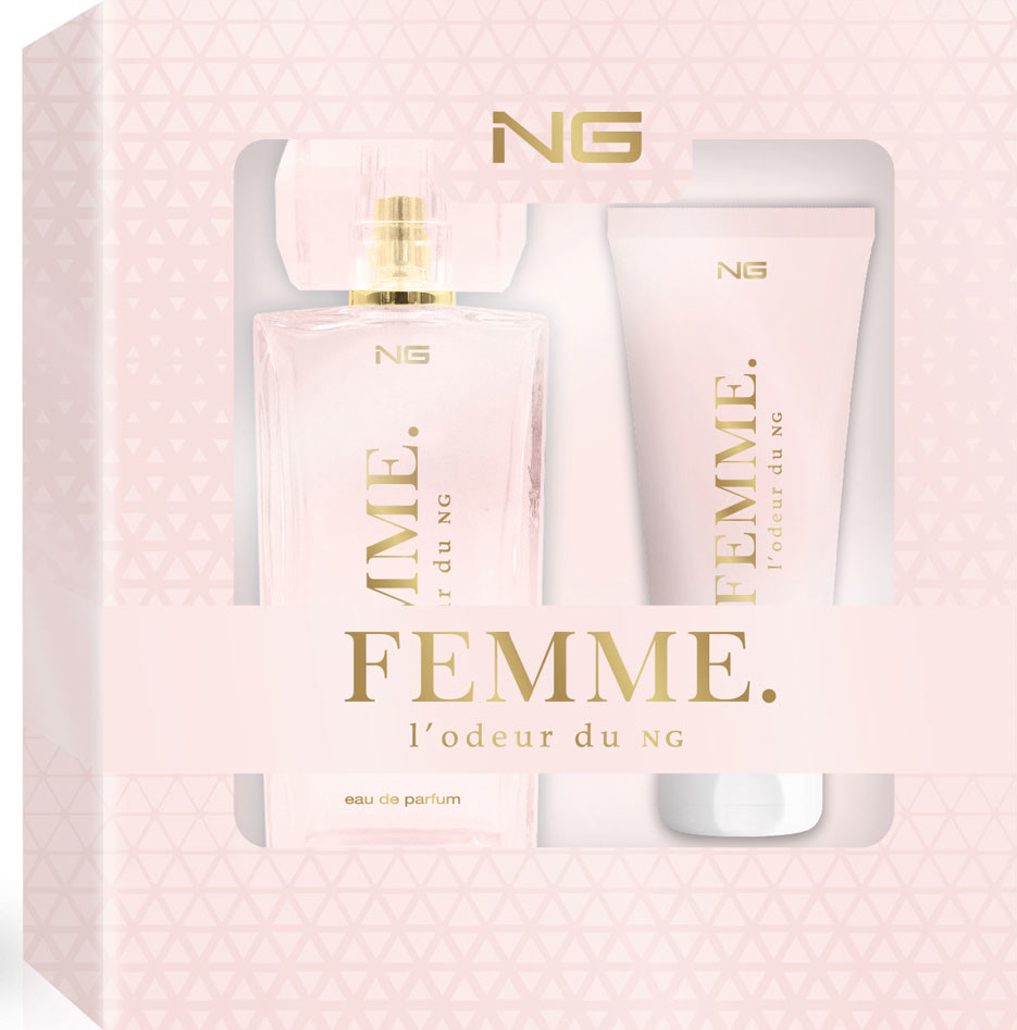 NG Perfumes Femme L Odeur du NG EDP 100 ml + sprchový gel 100 ml dárková sada