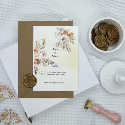 Svatební oznámení Boho 2 – Zboží Dáma