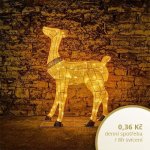 DecoLED LED světelná laň 150 cm 140 teple bílých diod – Zboží Mobilmania