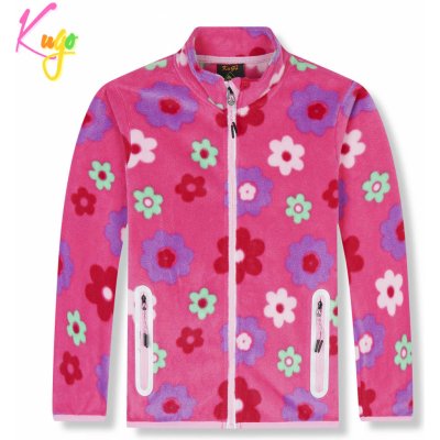 KUGO Dívčí flísová FM9711 růžová – Zboží Dáma