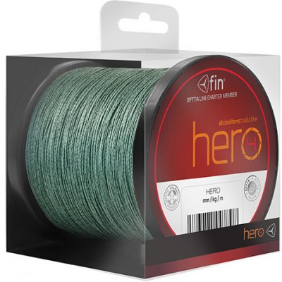 Delphin Šňůra HERO zelená 300m 0,14mm 20lb – Zboží Mobilmania