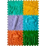 OrtoNature Masážní ortopedické podložky set 6 ks - Dinosauři v Safari – Sleviste.cz