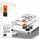 Ochranné sklo na fotoaparát SPIGEN OPTIK.TR "EZ FIT", 2pack iPhone 14 Pro / 14 Pro Max, stříbrné (AGL05599) – Zboží Živě