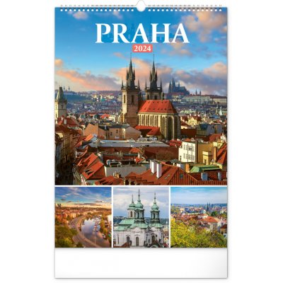 Nástěnný Praha 33 × 46 cm 2024 – Zboží Mobilmania