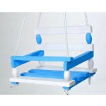 Teddies houpačka dřevo modrá 38 x 30 cm – Zboží Dáma