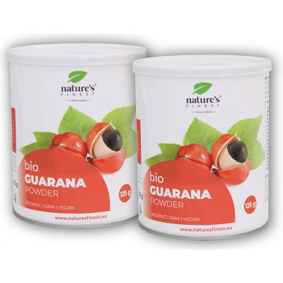 Nature's Finest 2x Guarana Powder BIO 125 g – Hledejceny.cz
