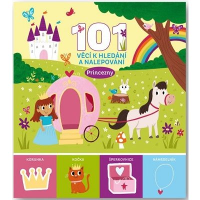 101 věcí k hledání a nalepování Princezny – Zboží Dáma